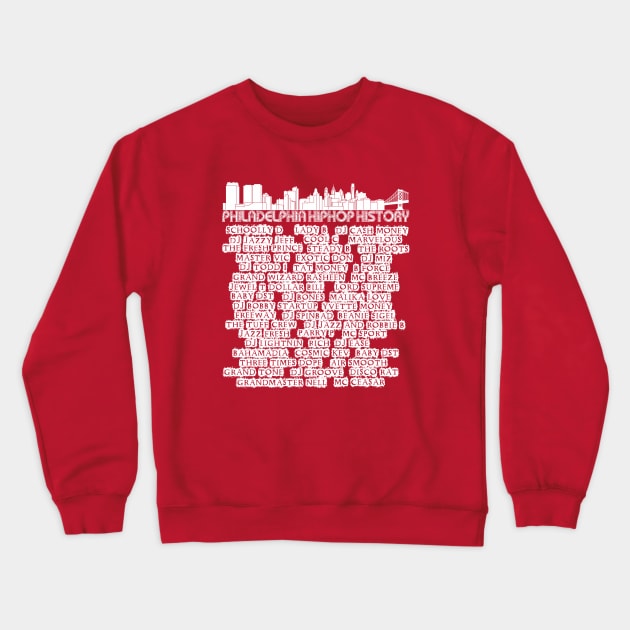 Philadelphia Hip Hop History Crewneck Sweatshirt by Afuphilly